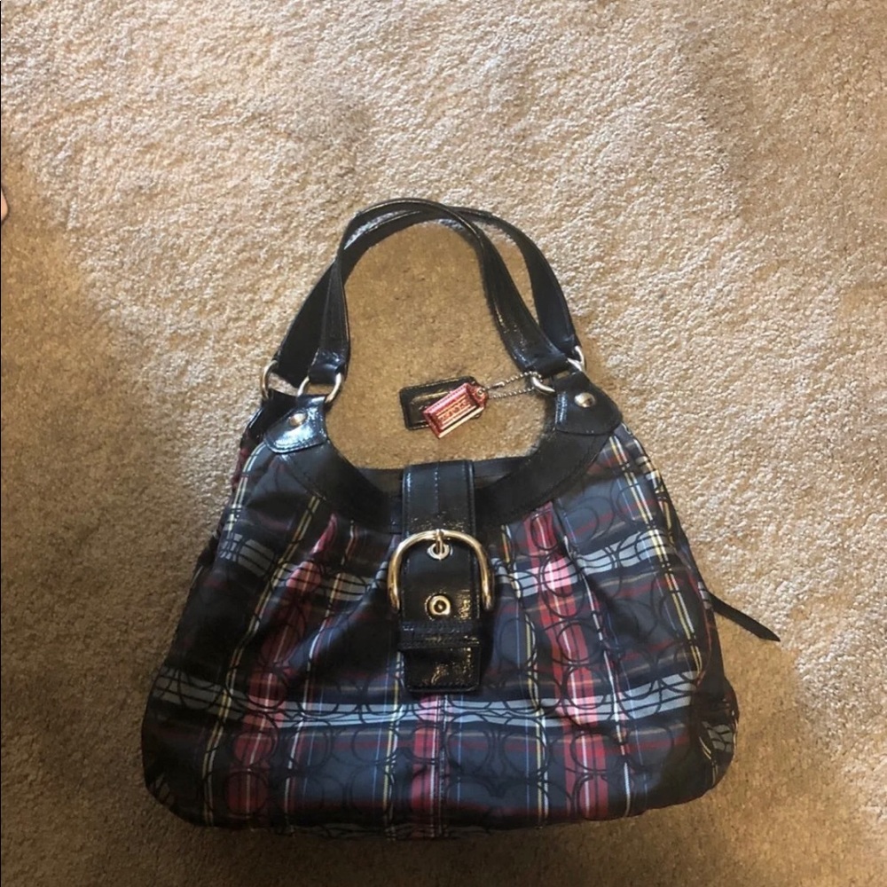Coach handbag & cosmetic bag